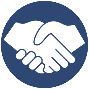 Colony Roofing - handshake icon